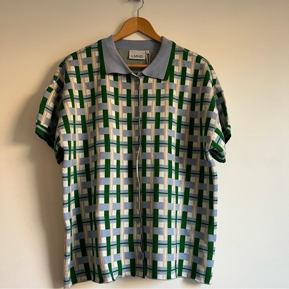 LMND Cala Short Sleeve Shirt in Geo - Picture 5 of 16